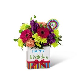 The FTD Birthday Brights Bouquet from Eagle Grove Greenhouse in O'Neill, NE